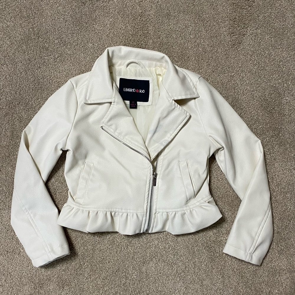 Limited Too Kids Faux Leather Moto Jacket